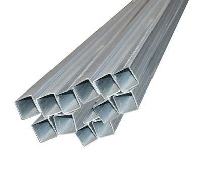 아연 도금 용접 50*50mm 검은 튜브 사각형 파이프